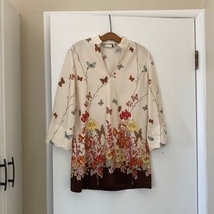 Vintage butterfly tunic
